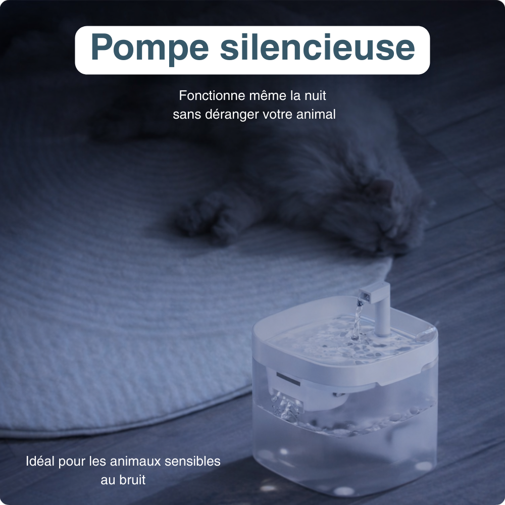 Fontaine à eau pour chats et chiens